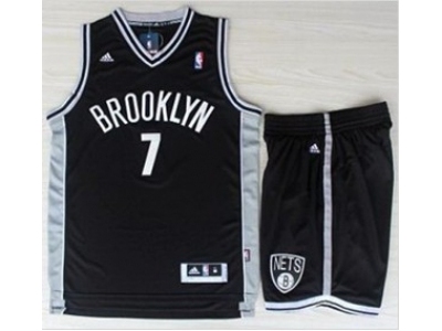 nba new jersey nets #7 joe johnson black[revolution 30 swingman Suits]